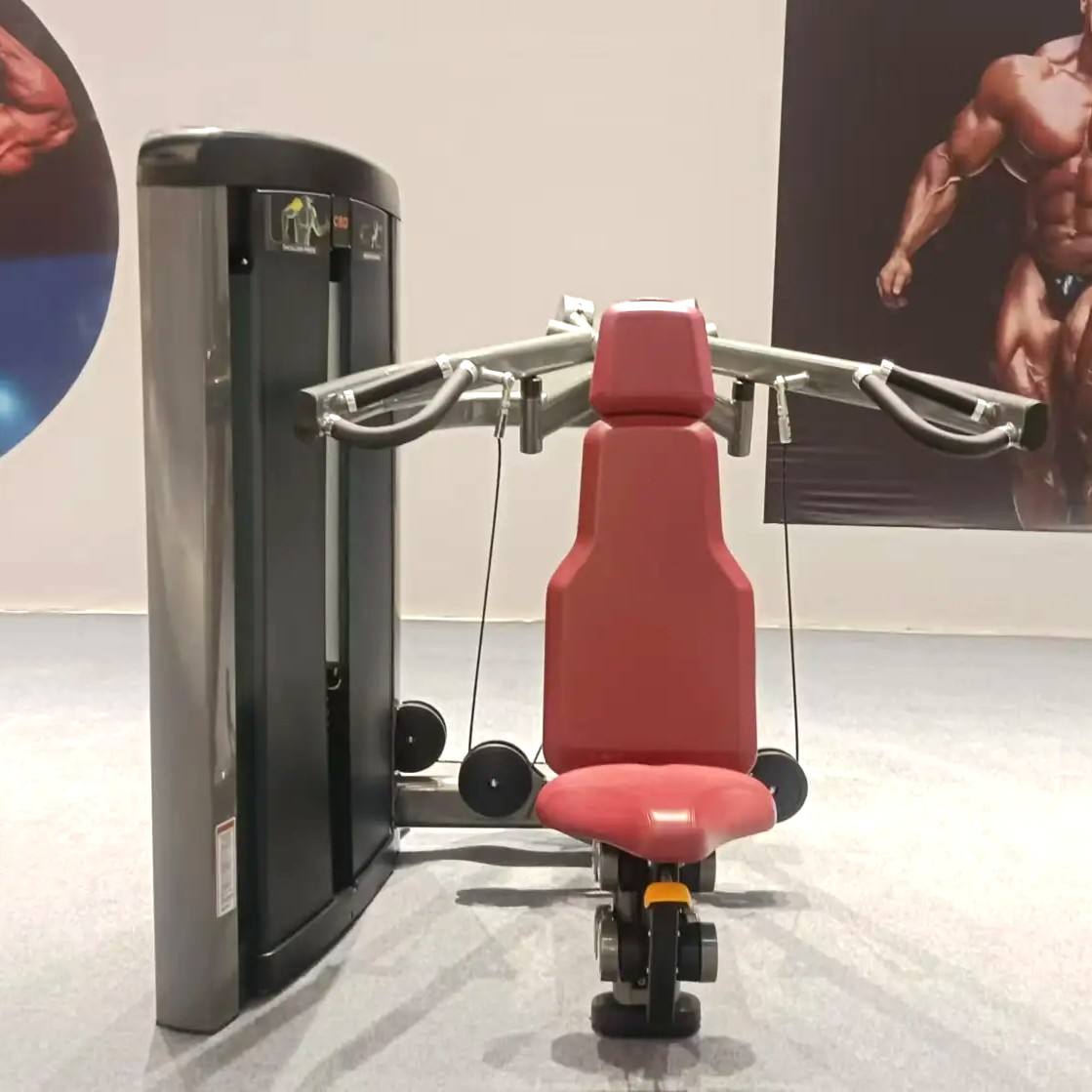 Gym Equipment Body Building Wholesale Fitness Strength Training Pin Loaded Lateral Raise Chest Seated Shoulder Press Machine