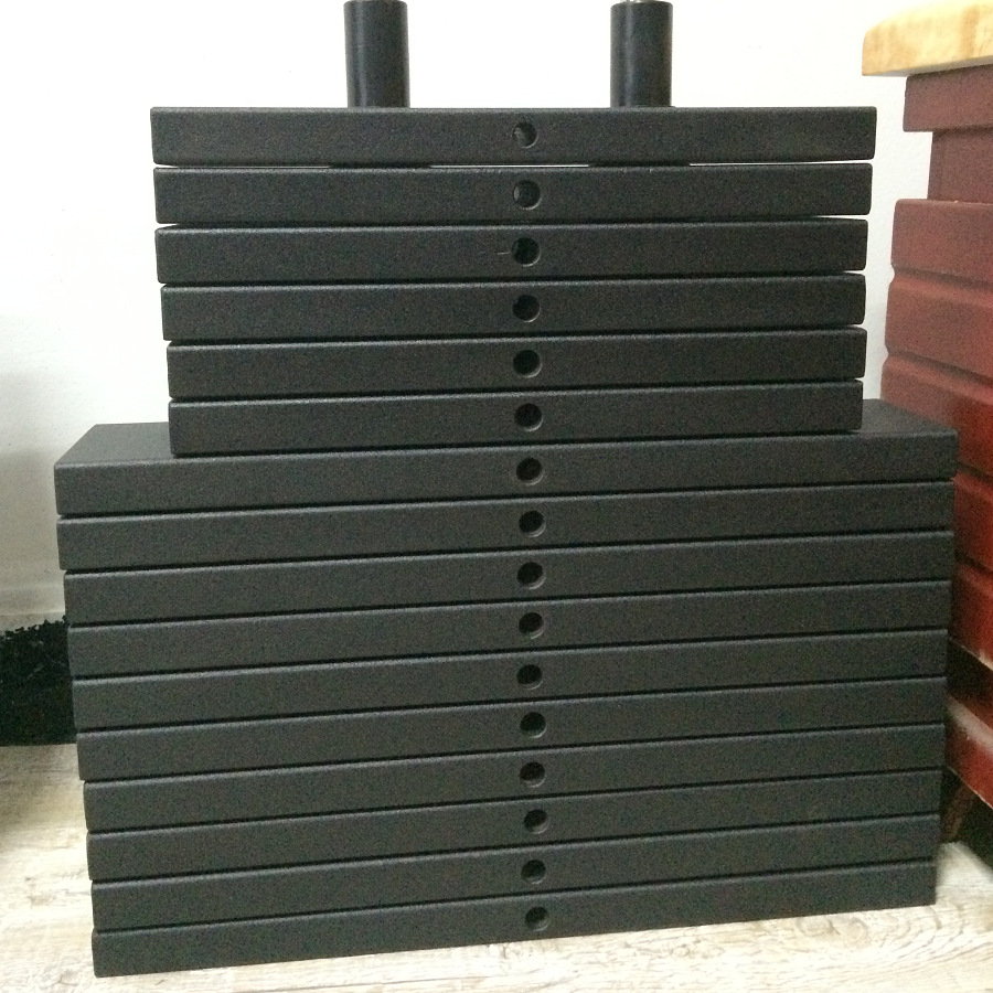 Fit Bench Fitness Equipment with 2 Side Stations for Body Building Workouts