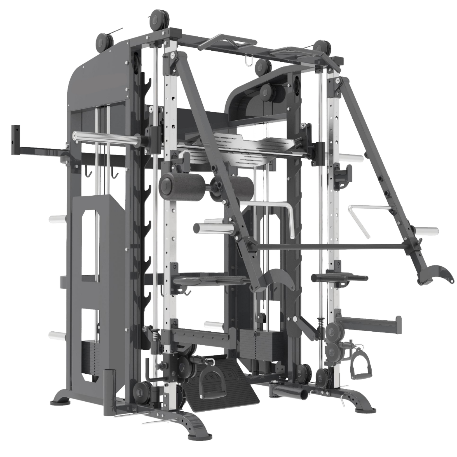 Multi Functional Trainer Barbell Rack Squat Racks Fitness Equipment Smith Machine Commercial Gym Fitness Equipment