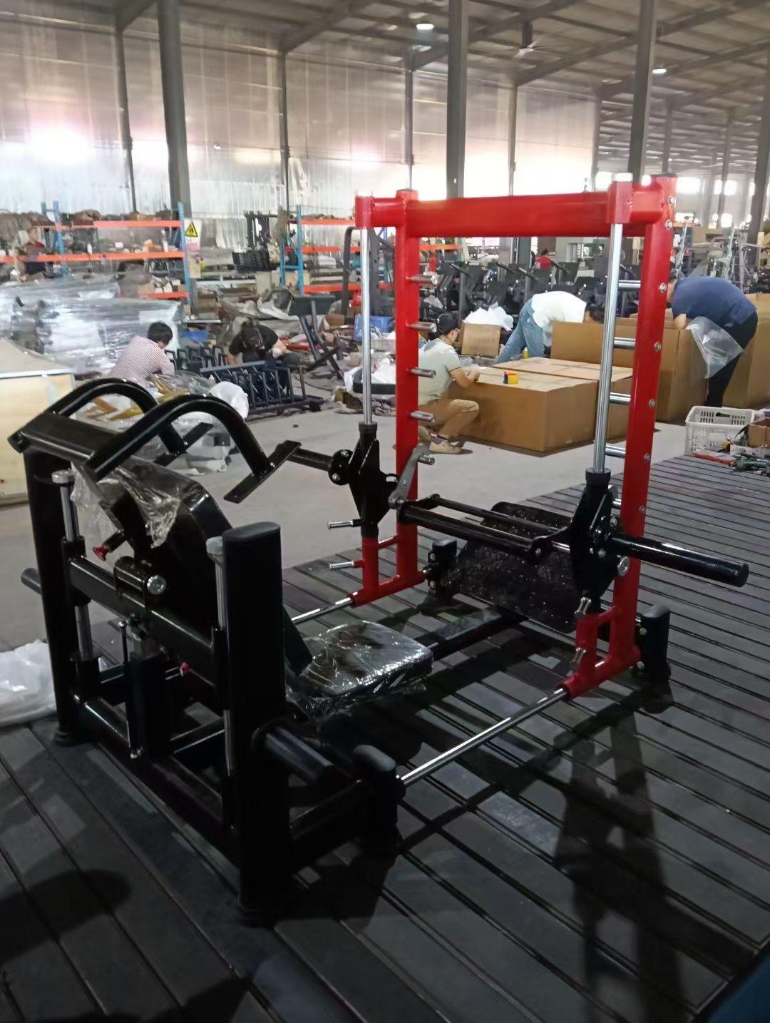 Dezhou Professional Plate Loaded Hip Thrust Machine for Glutes Commercial Gym Strength Equipment Hip Bridge Machine Glue Machine