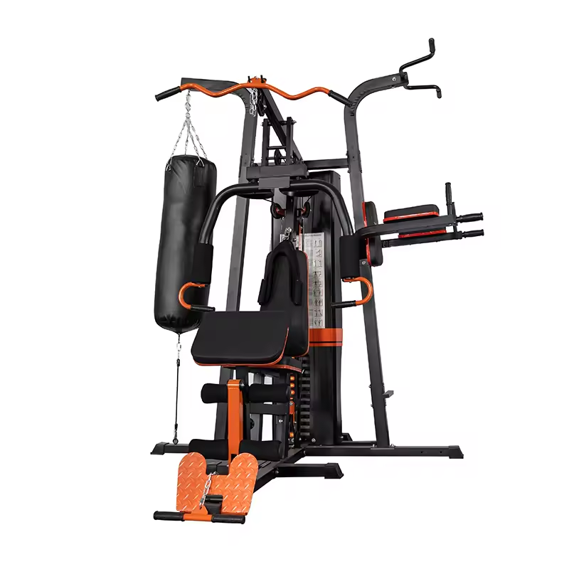 Three-Station Smith Machine Strength Training Equipment Comprehensive Fitness