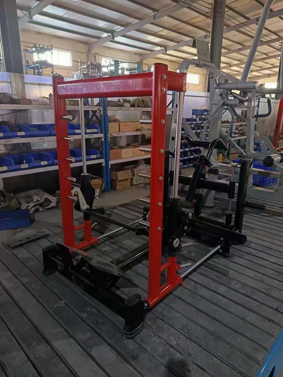 Dezhou Professional Plate Loaded Hip Thrust Machine for Glutes Commercial Gym Strength Equipment Hip Bridge Machine Glue Machine