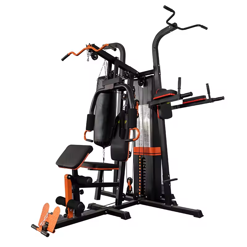 Three-Station Smith Machine Strength Training Equipment Comprehensive Fitness