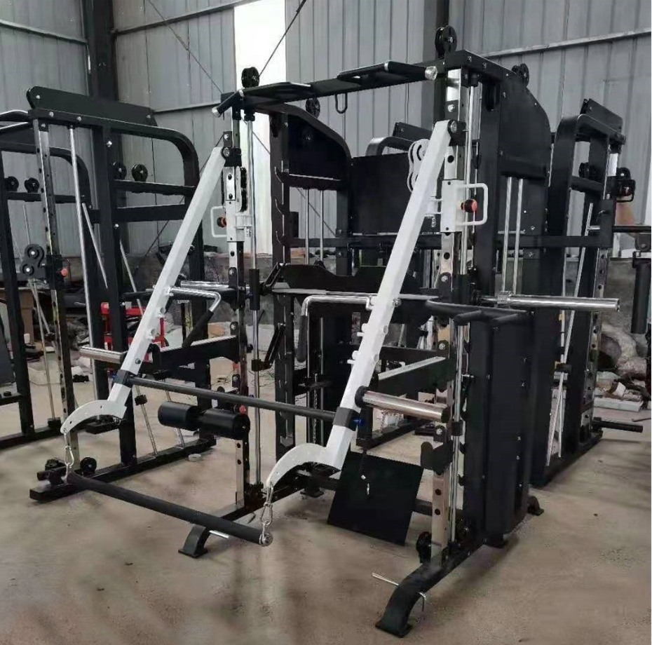 Multi Functional Trainer Barbell Rack Squat Racks Fitness Equipment Smith Machine Commercial Gym Fitness Equipment