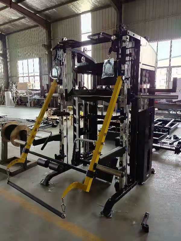 Multi Functional Trainer Barbell Rack Squat Racks Fitness Equipment Smith Machine Commercial Gym Fitness Equipment