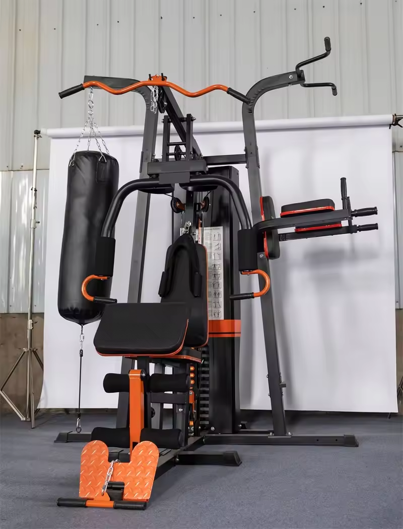 Three-Station Smith Machine Strength Training Equipment Comprehensive Fitness