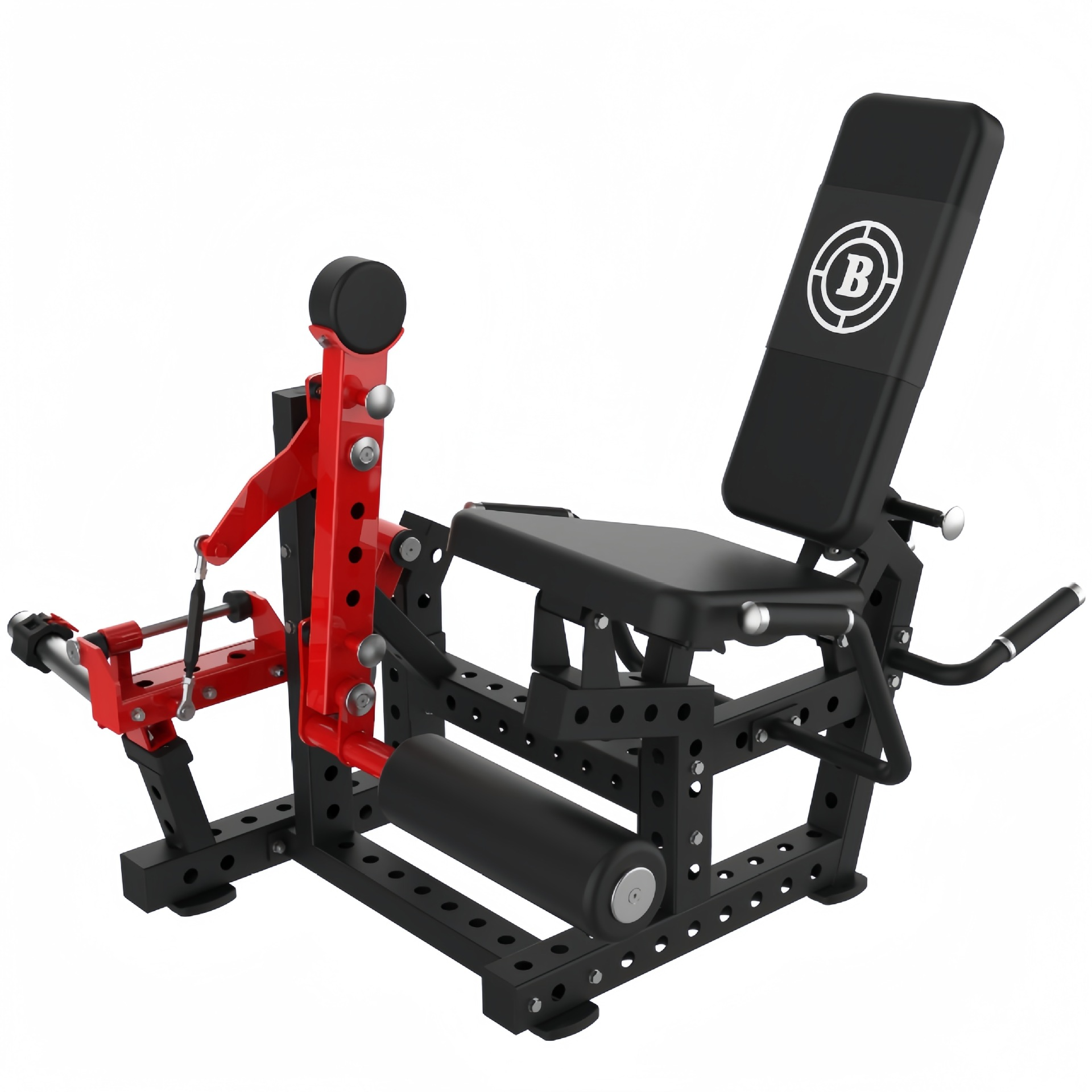 Factory Direct Adjustable Multi-Functional Workout Gym Equipment Metal Leg Extension Curl Machine Plate Fitness Equipment