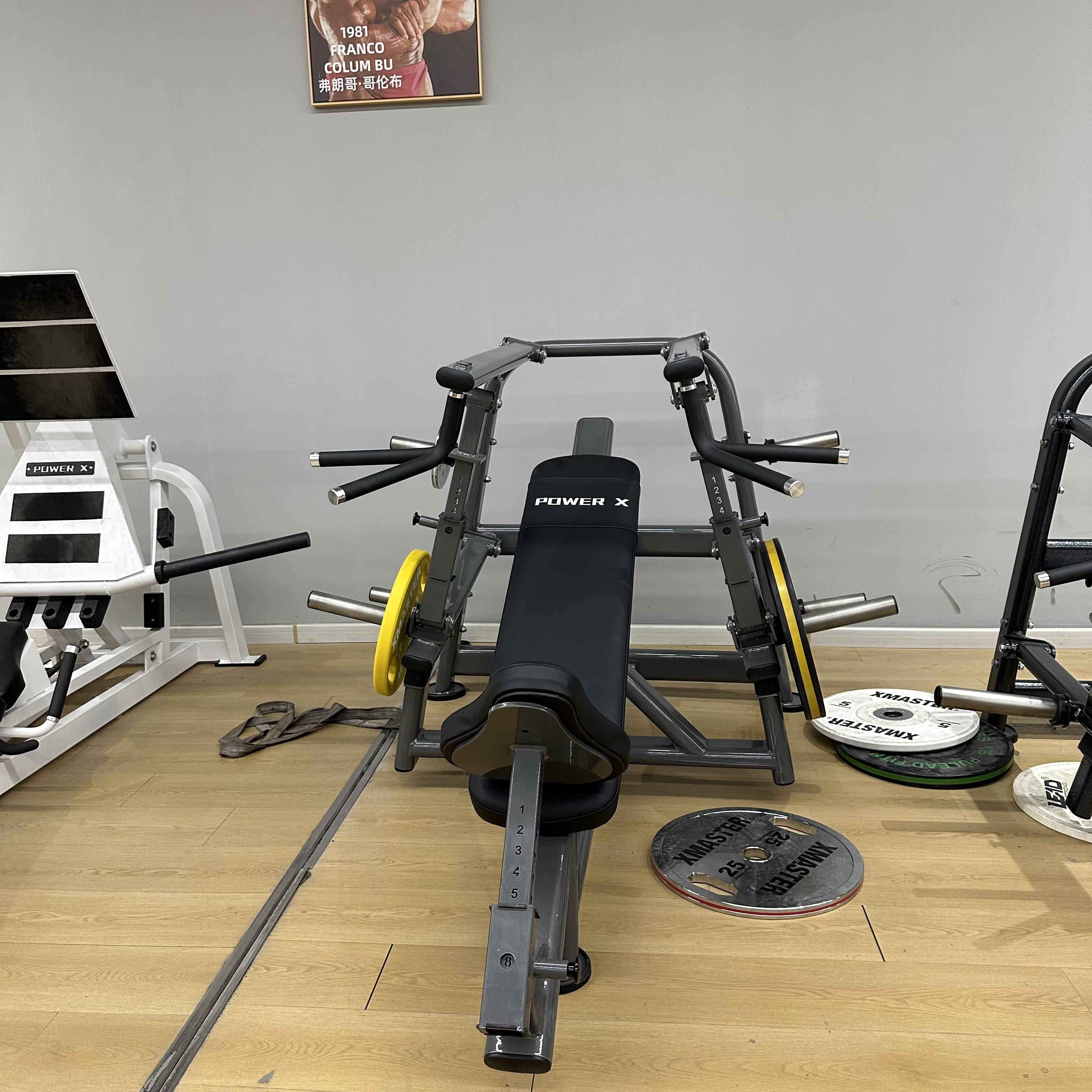 Steel Plate Loaded Sport Trainer Machine Gym Fitness Equipment for Chest and Leg Bodybuilding Gym Equipment Trainer