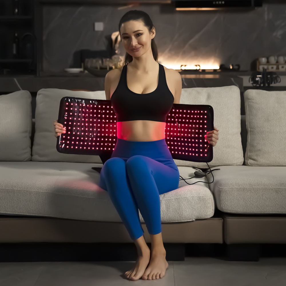 ODM/OEM LED 660nm 850nm Wearable Wrap Deep Infrared Light Therapy Pad Pain Relief Device Red Light Therapy Band