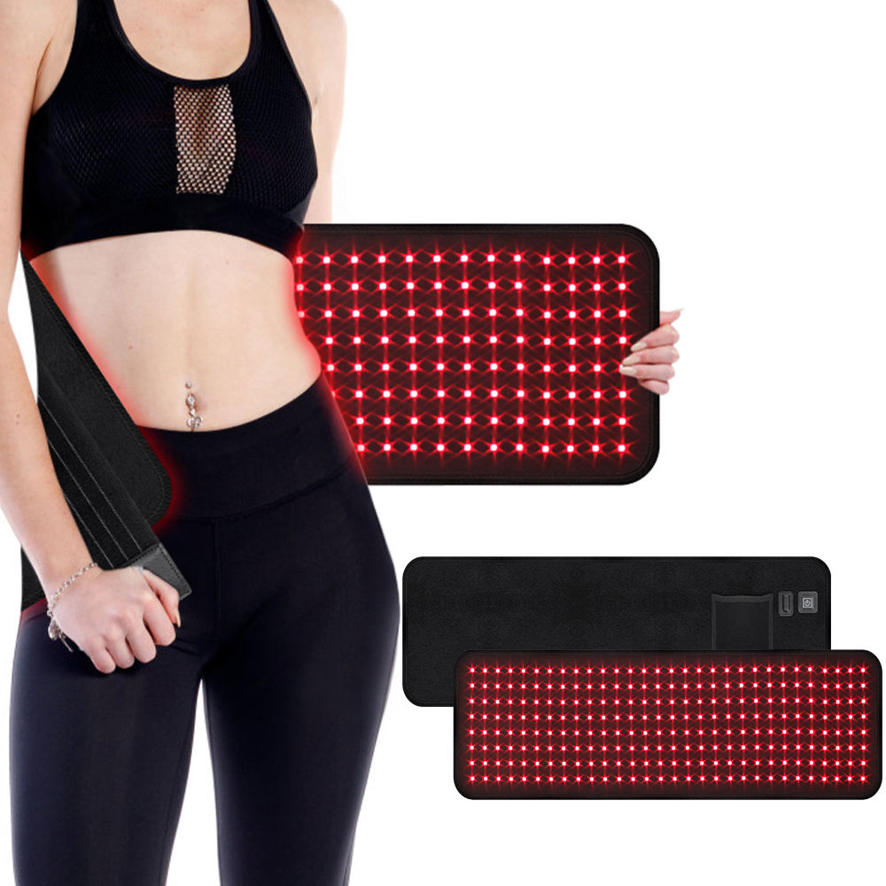 ODM/OEM LED 660nm 850nm Wearable Wrap Deep Infrared Light Therapy Pad Pain Relief Device Red Light Therapy Band