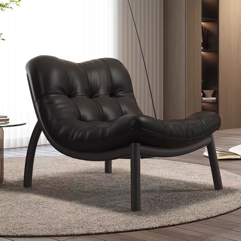Fauteuil design moderne en cuir avec dossier ergonomique
