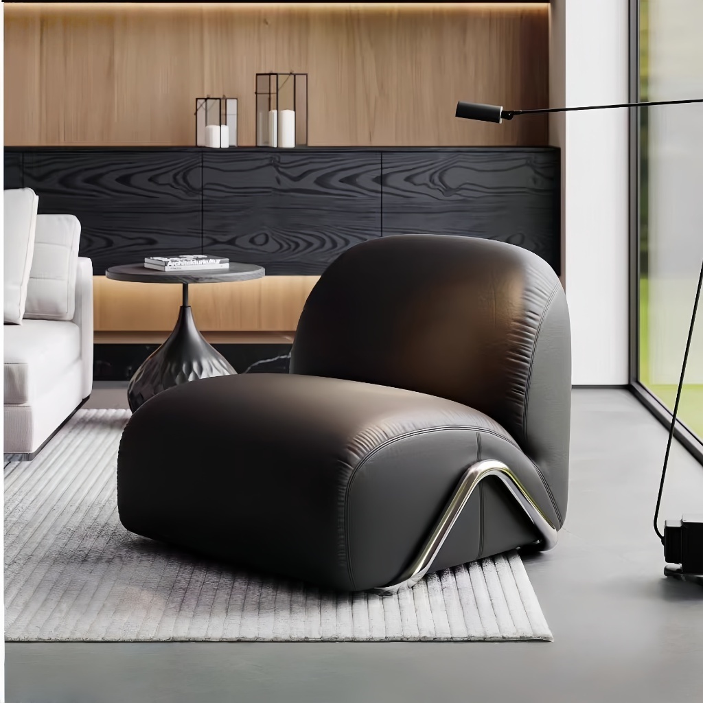 Fauteuil design moderne avec structure métallique