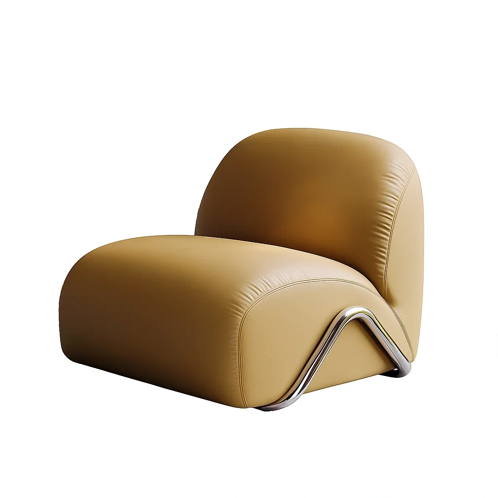 Fauteuil design moderne avec structure métallique