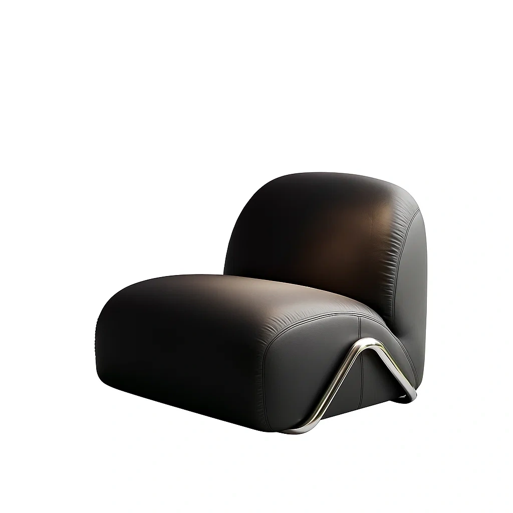 Fauteuil design moderne avec structure métallique