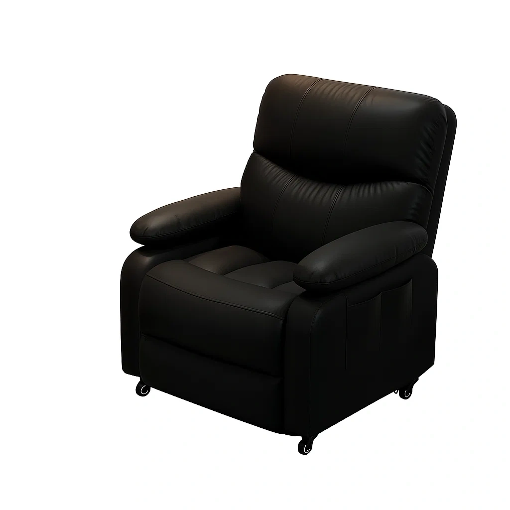 Fauteuil relax moderne avec accoudoirs rembourrés et dossier confortable