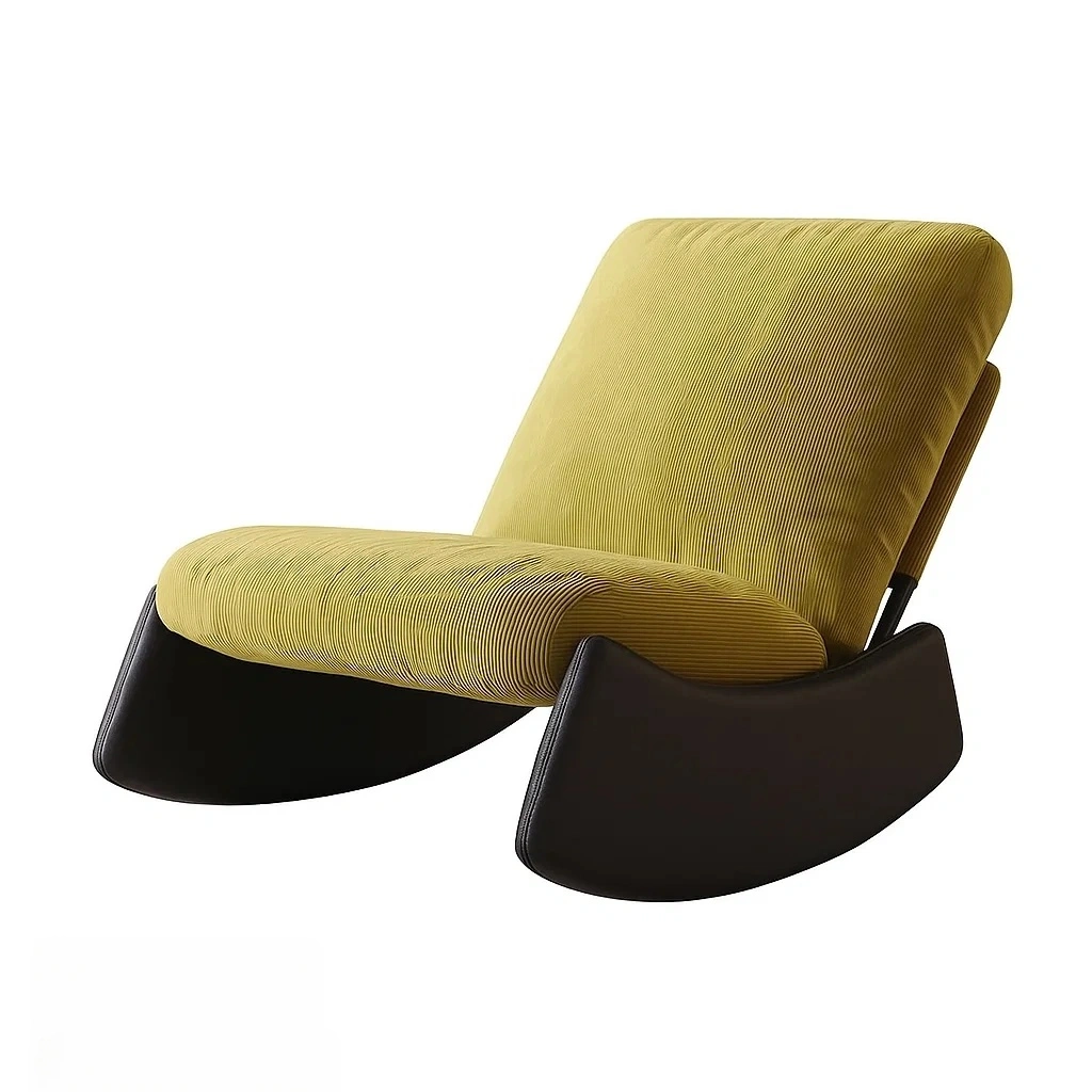 Fauteuil à bascule moderne design minimaliste pour salon