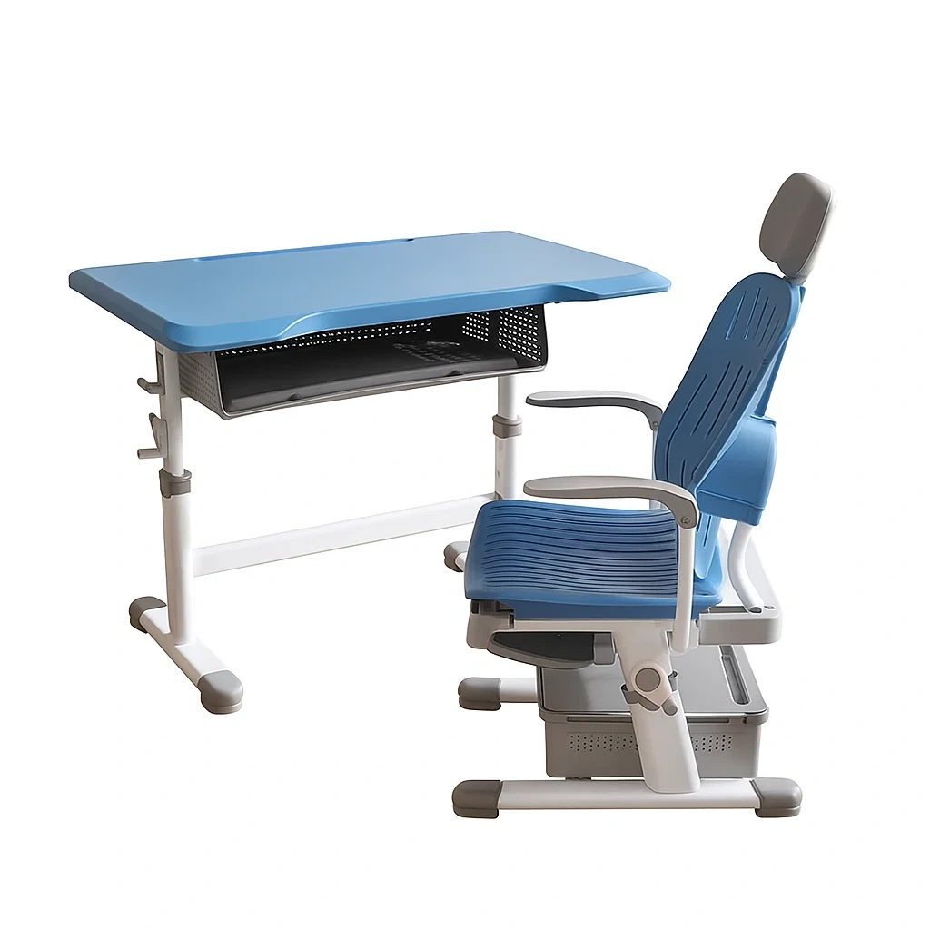 Bureau et chaise ergonomiques pour enfants réglables