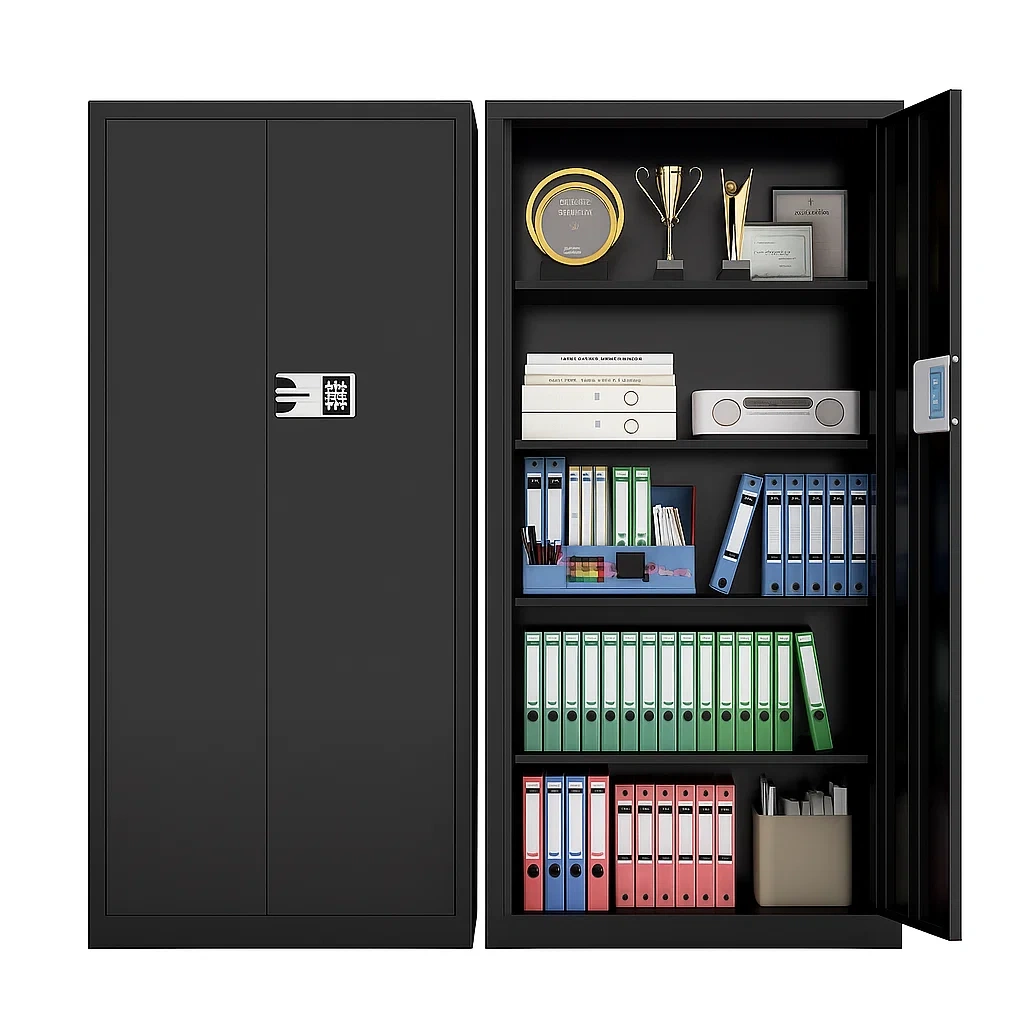 Armoire de rangement métallique avec serrure électronique