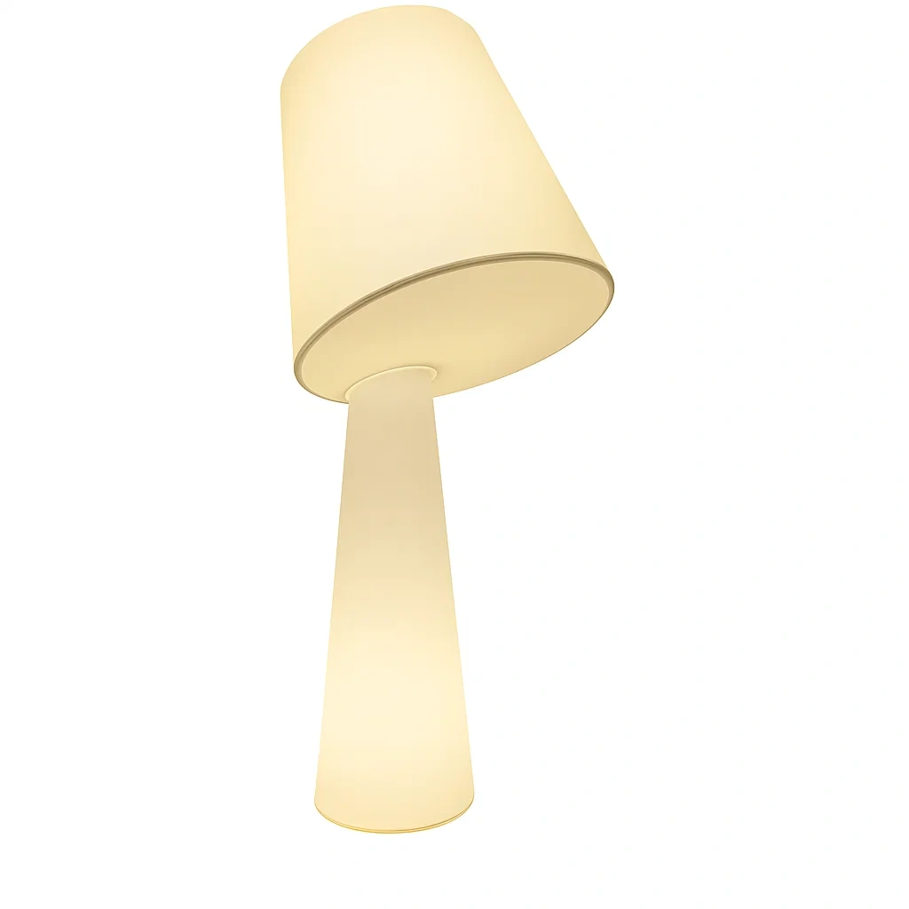 Lampadaire moderne avec abat-jour intégré