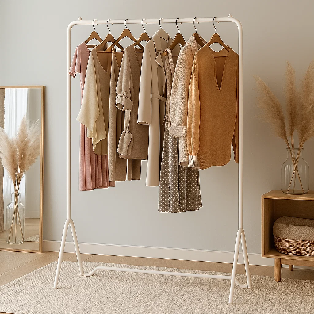 Portant à vêtements moderne en métal robuste