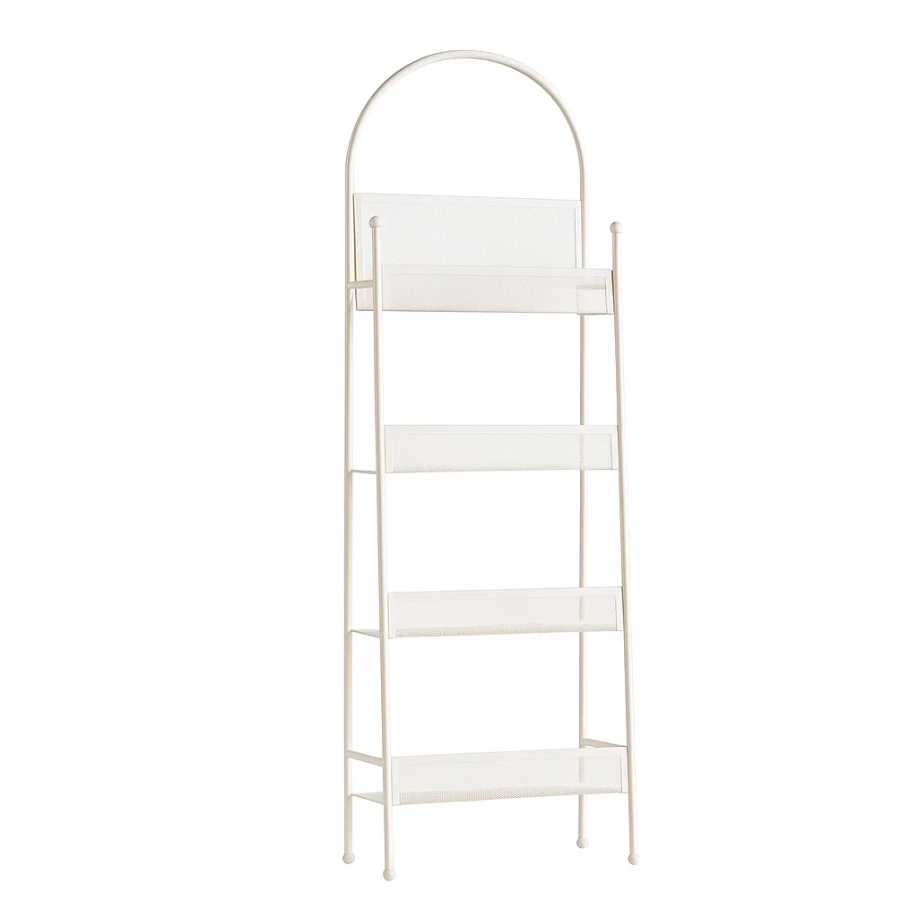 Étagère murale autoportante 4 niveaux en métal