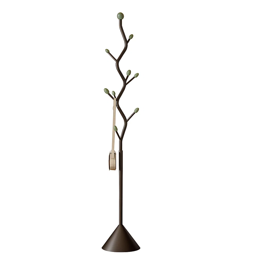 Portemanteau sur pied design arbre en métal