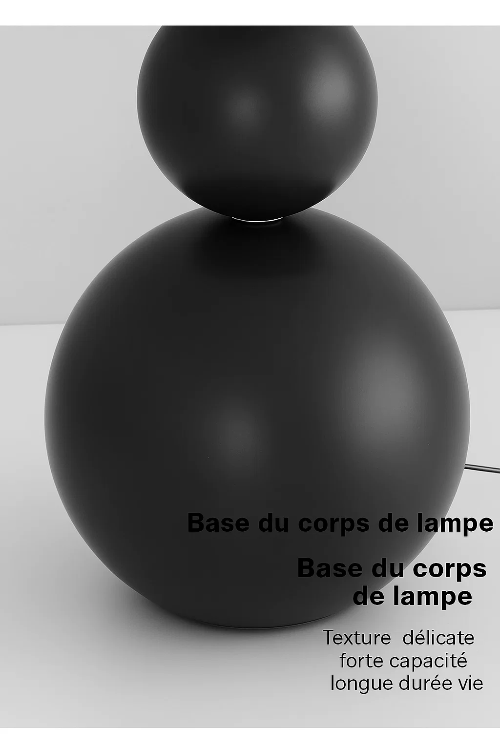 Lampe sur Pied Design Sphérique Moderne – Lumière LED 20W – Style Contemporain