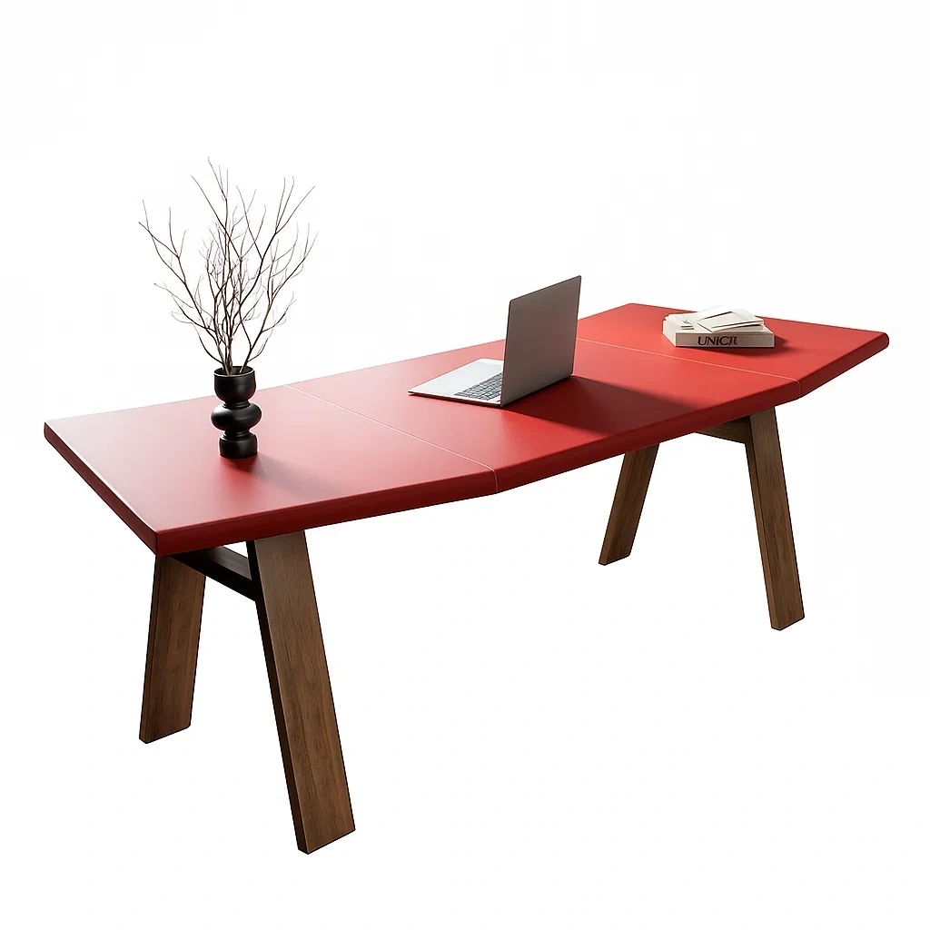 Bureau moderne rectangulaire design avec plateau spacieux