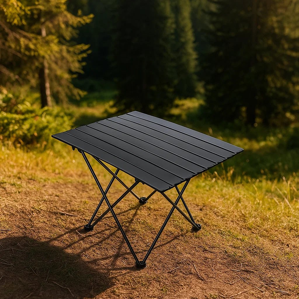 Table pliante de camping en aluminium – Table légère et résistante pour l’extérieur