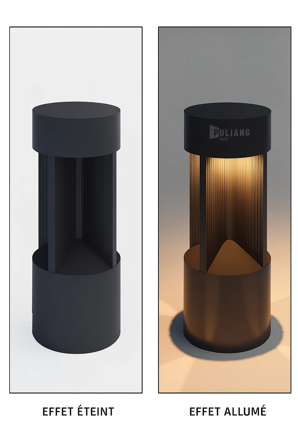 Applique de jardin LED étanche pour extérieur en aluminium