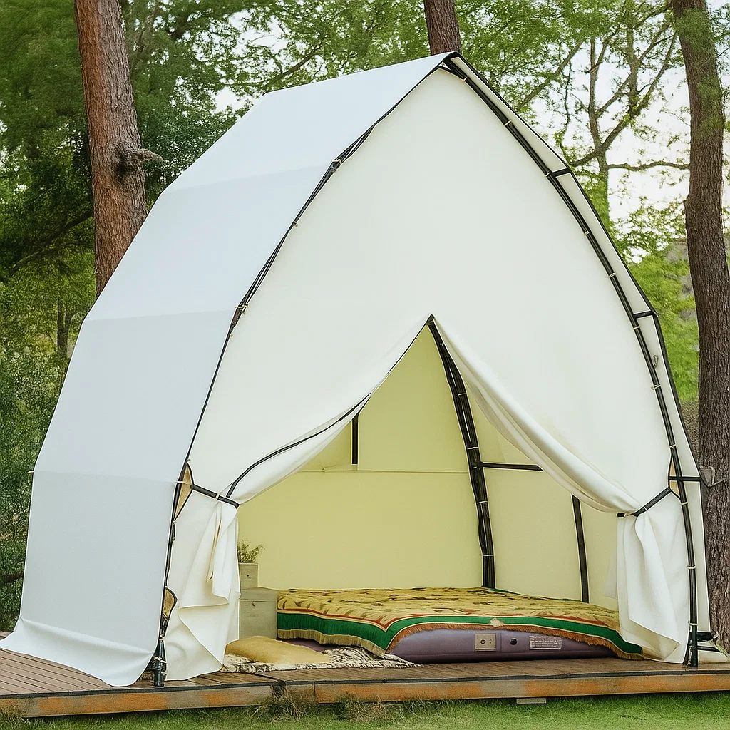 Tente d’extérieur en tissu Oxford épaissi – cadre en acier stable et protection anti-UV