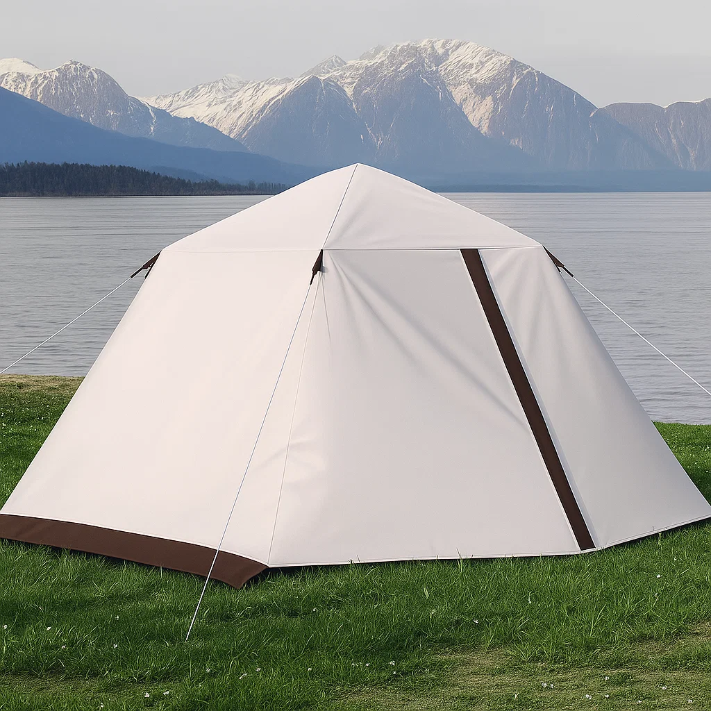 Tente automatique imperméable 4 à 6 personnes – structure en alliage renforcé et montage rapide