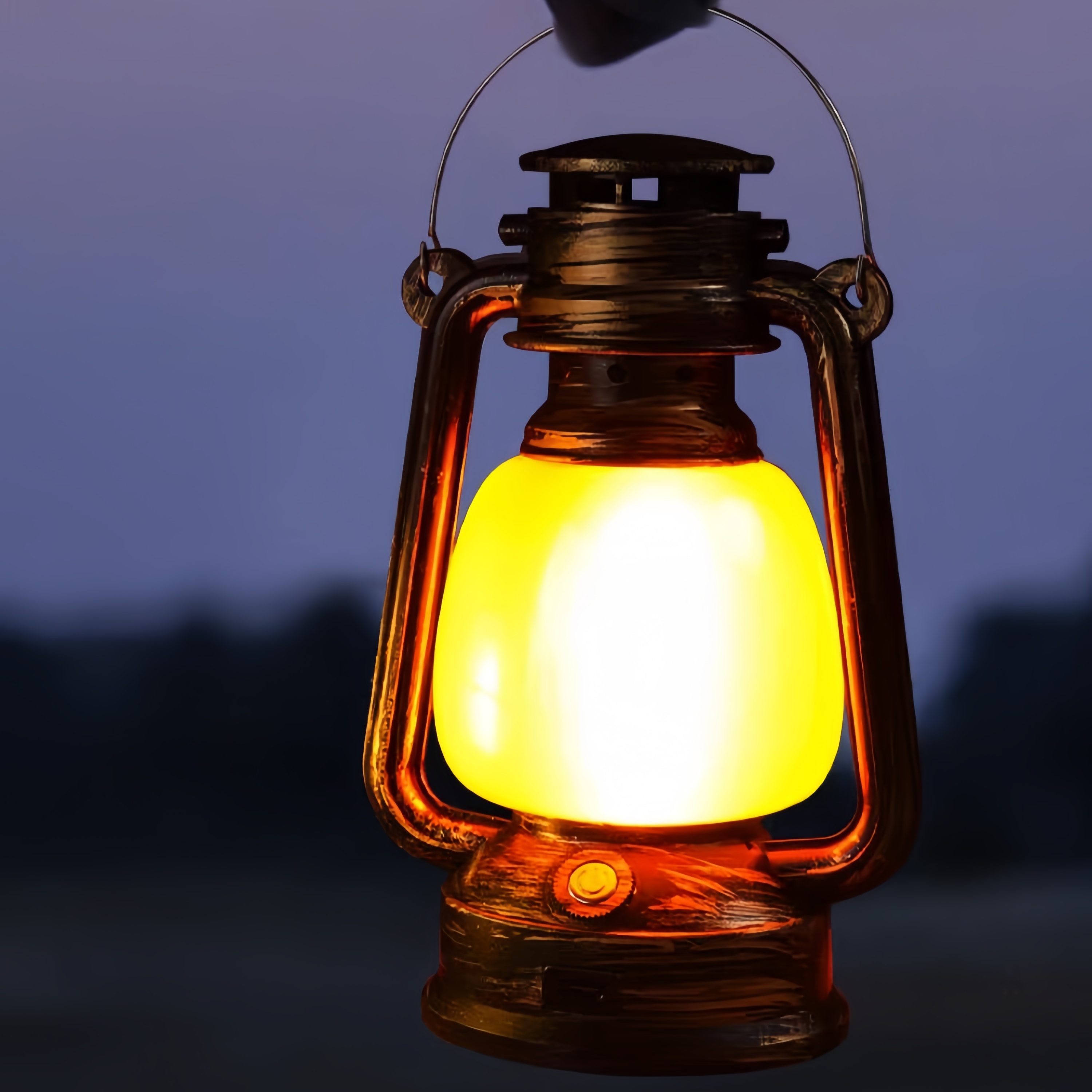 Lanterne LED rechargeable – style rétro étanche pour camping et extérieur
