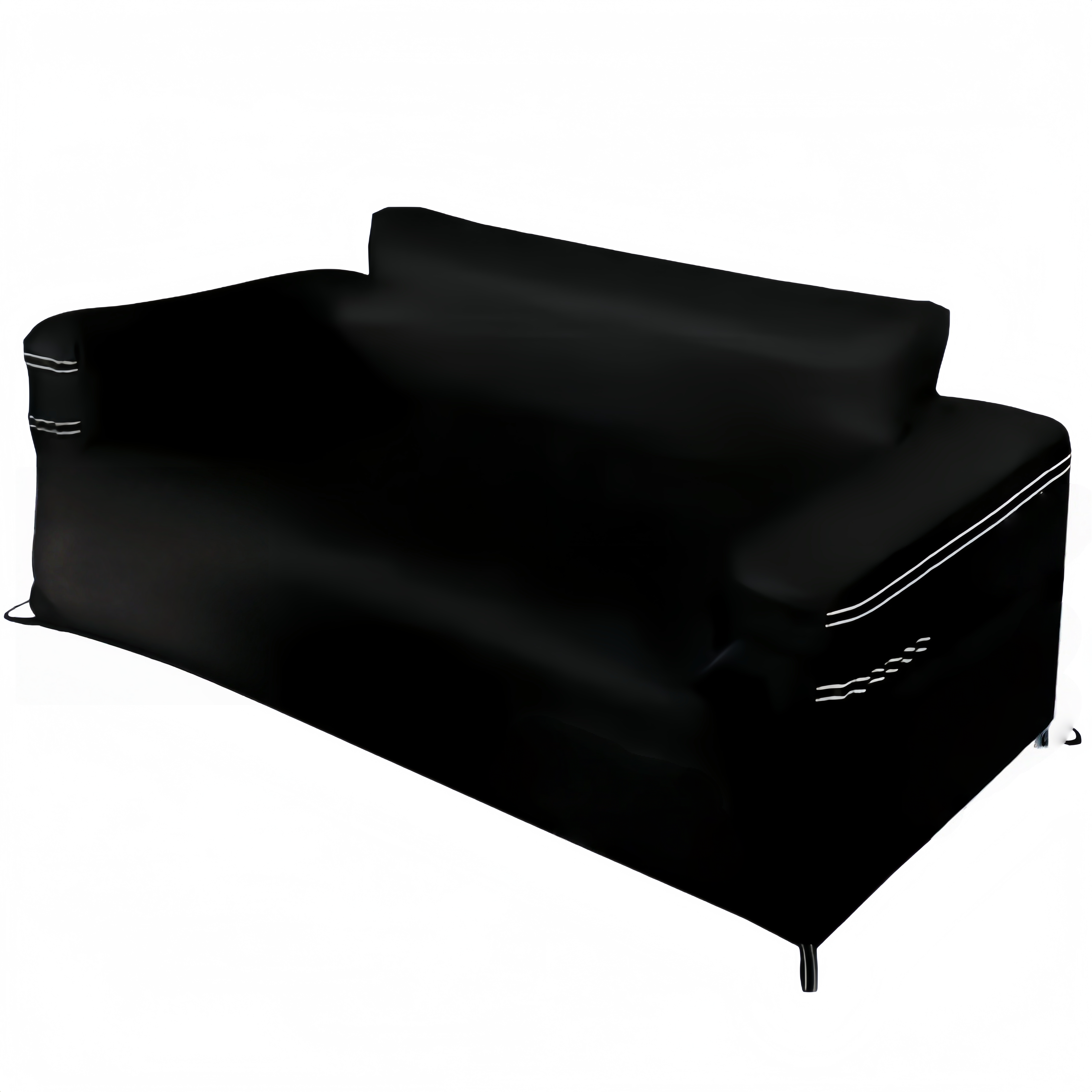 Canapé gonflable d’extérieur en tissu Cordura 1000D avec chambres à air indépendantes et poches latérales