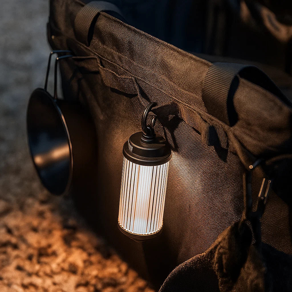 Lampe de camping portable à intensité réglable USB rechargeable