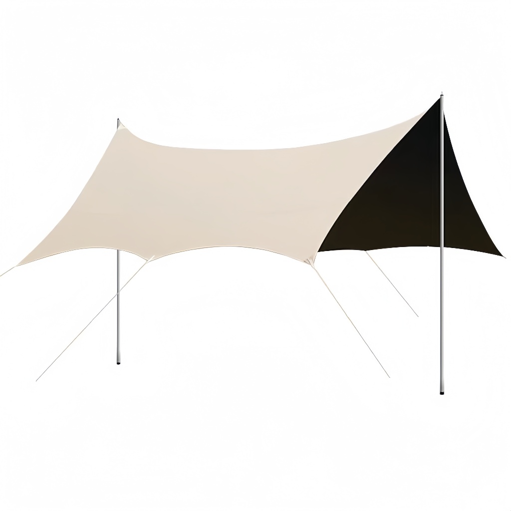 Tarp de camping imperméable – abri d’ombrage portable pour activités extérieures