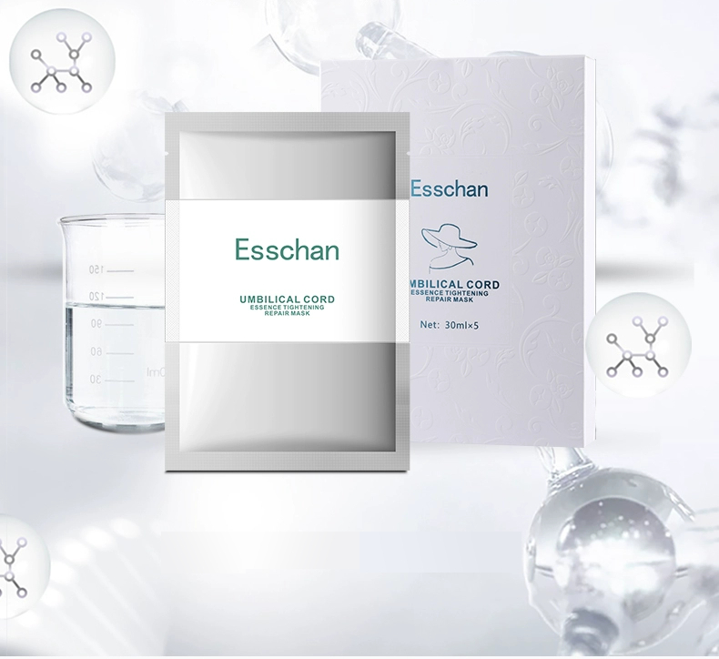 Esschan Umbilical Cord Essence Firming & Soothing Empowering Mask 5 sheets/box Post-Procedure Recovery Mask