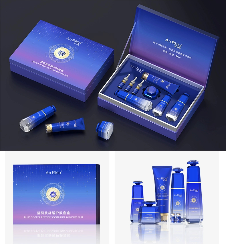 Anrola Blue Copper Peptide Soothing Revitalizing Set Hydrating Anti-Sensitivity Redness Reduction Oil-Balancing Brightening Please Inquire for Pricing