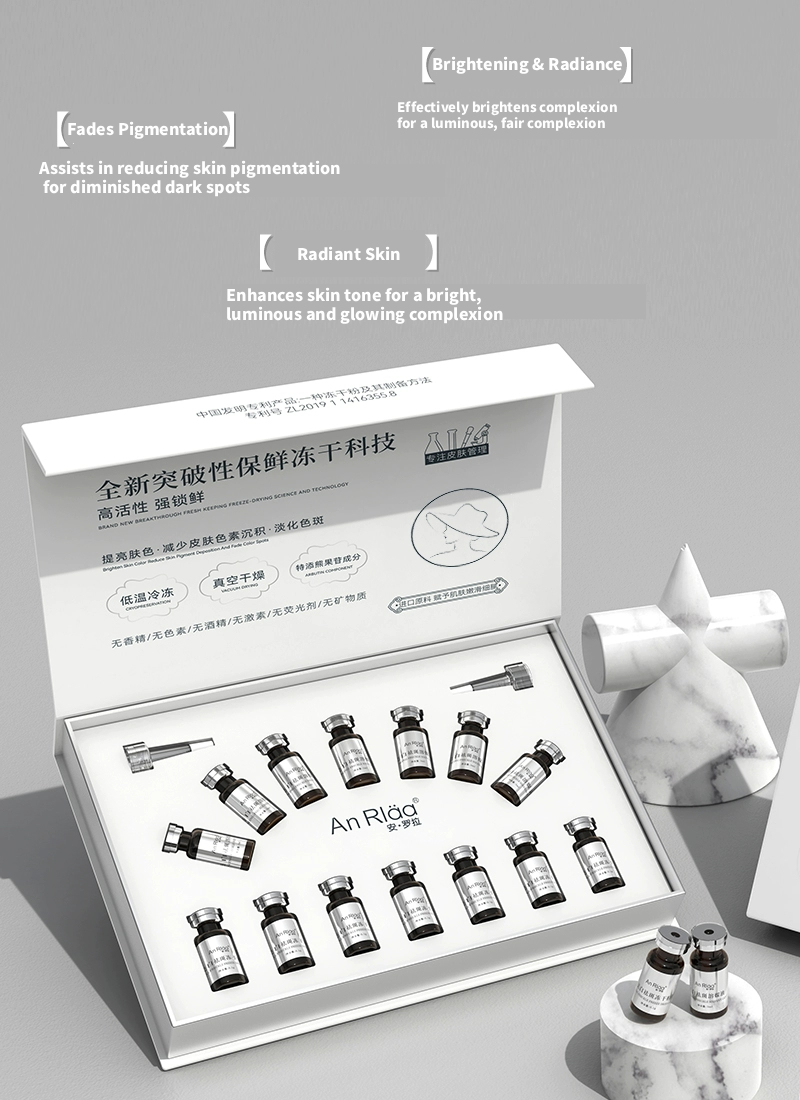 Anrola Brightening Spot-Reducing Freeze-Dried Powder 7 sets per box Patented and certified Domestic skincare