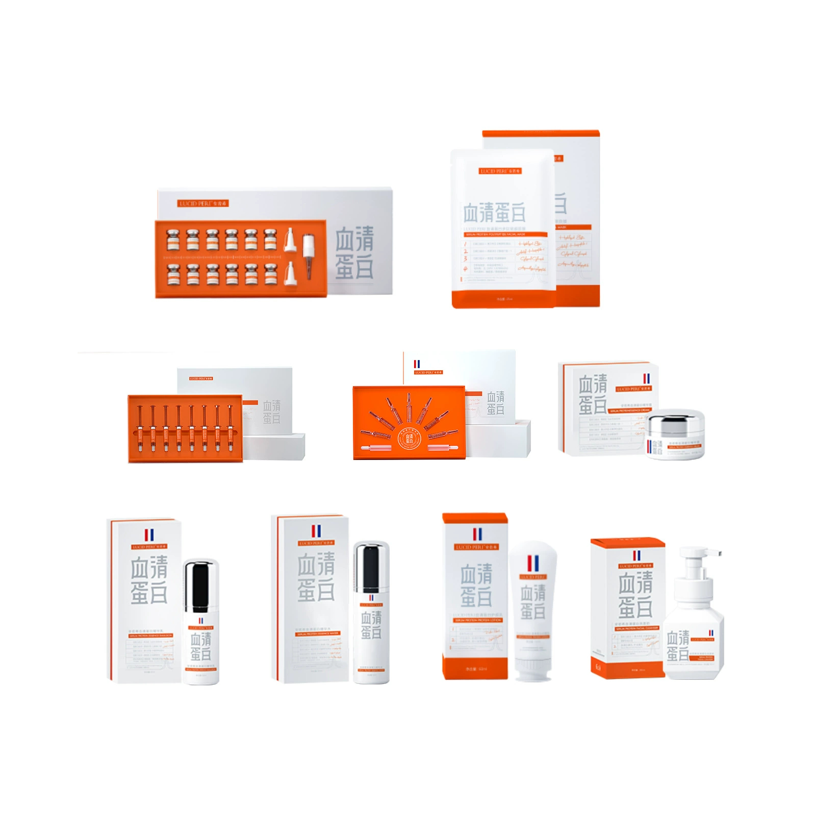 The serum protein rejuvenating serum series repairs dryness, itching, redness, and stinging, improves sensitive skin, and strengthens the skin barrier