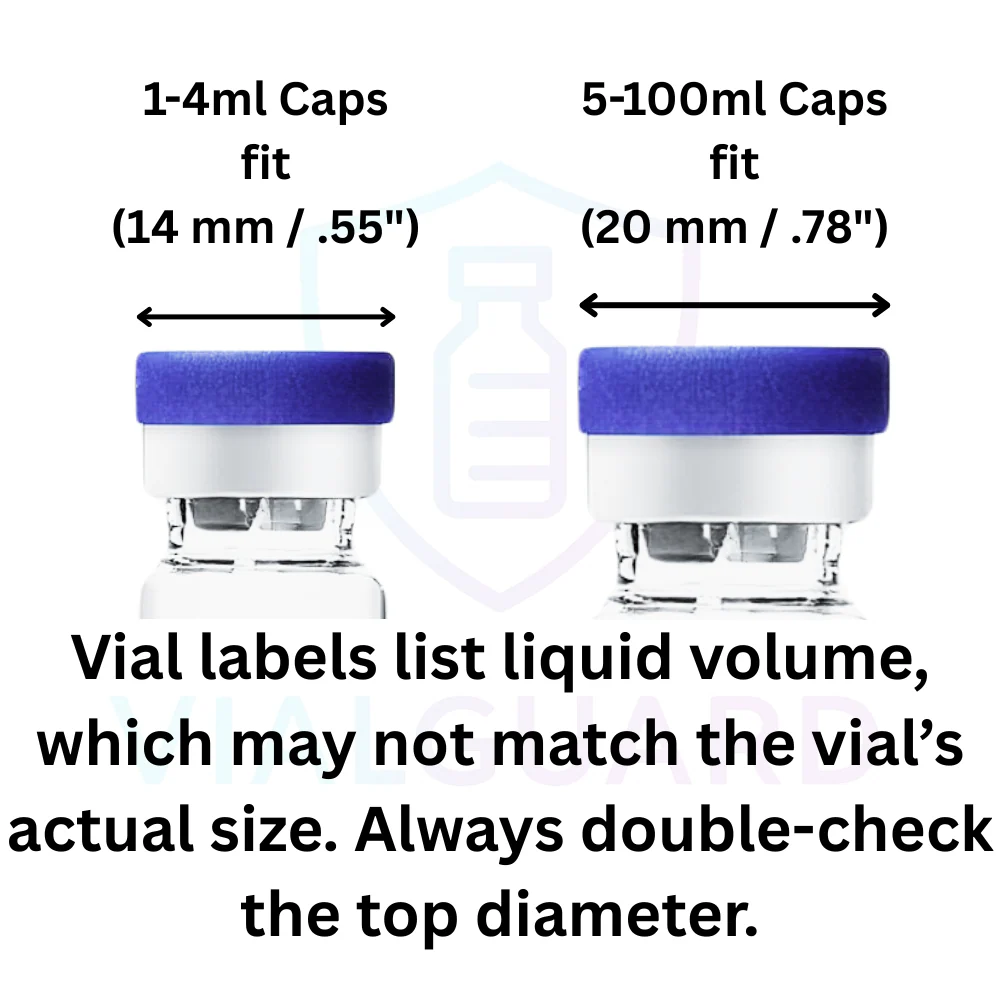 Bac2-Flexible Vial Caps – Fits 3ml–100ml