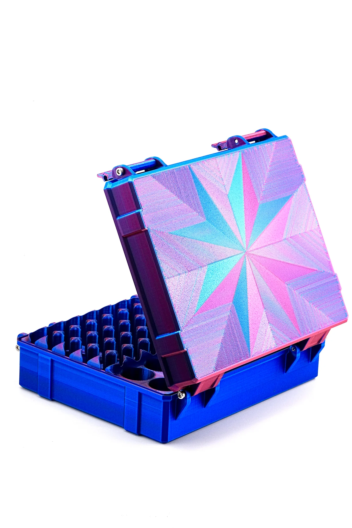 Large Combo Vial Case – 35-Slot 3ml & 10-Slot 10ml Organizer for Peptides