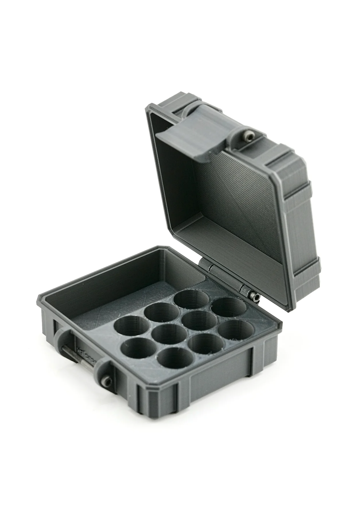 Mixed Vial Case – 10-Slot 3ml Vials + 1 BAC Slot Organizer for GLP-1 & Peptides