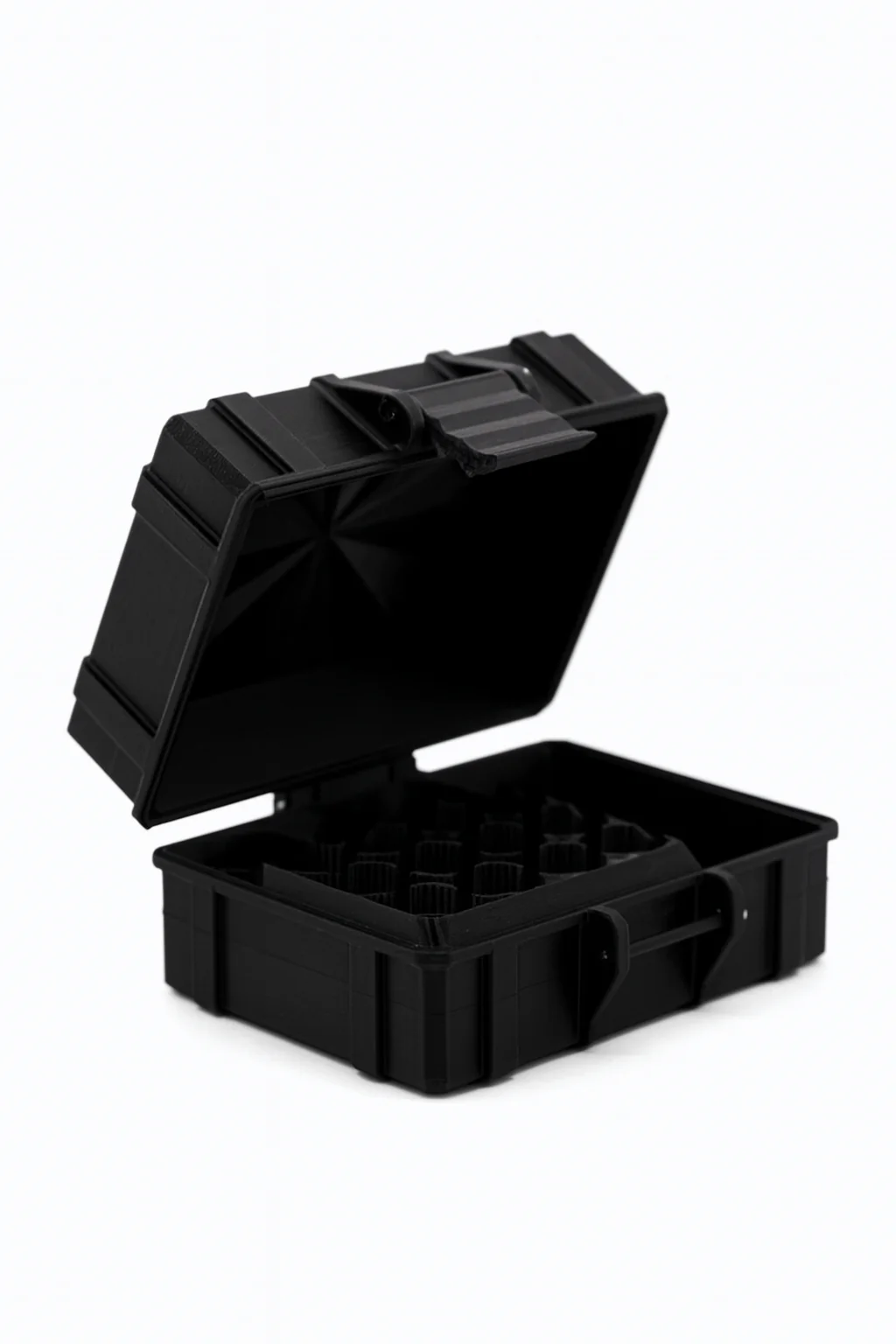 Mixed Vial Case – 12-Slot 3ml + 3-Slot 5ml + 1 BAC Slot Organizer for GLP-1 & Peptides