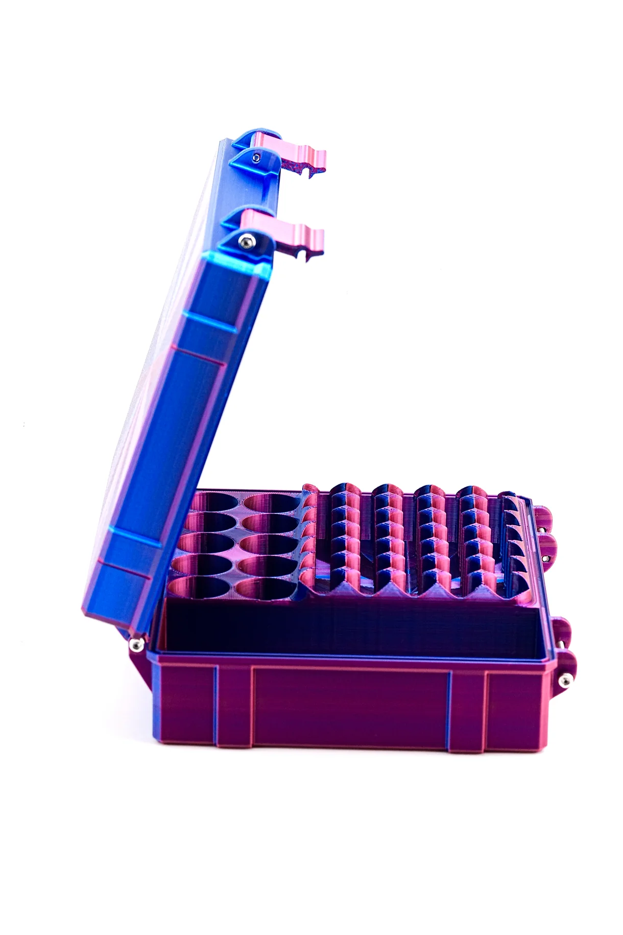 Large Combo Vial Case – 35-Slot 3ml & 10-Slot 10ml Organizer for Peptides