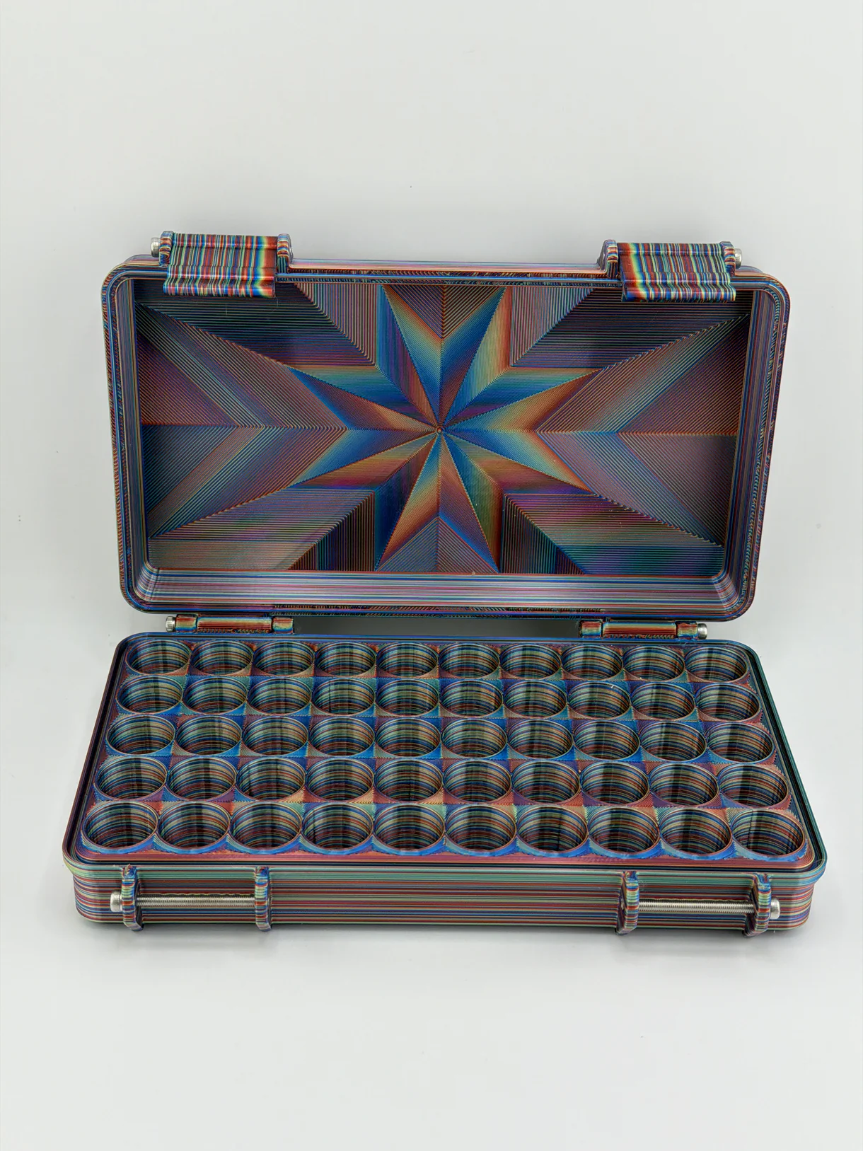 20-Slot 3ml Vial Case with Syringe & Alcohol Pad Storage – GLP-1 & Peptide Organizer