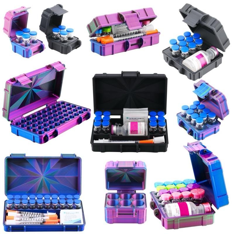 Vial Storage Case – Foldable Organizer for 3ml Vials, Travel & Freezer Safe