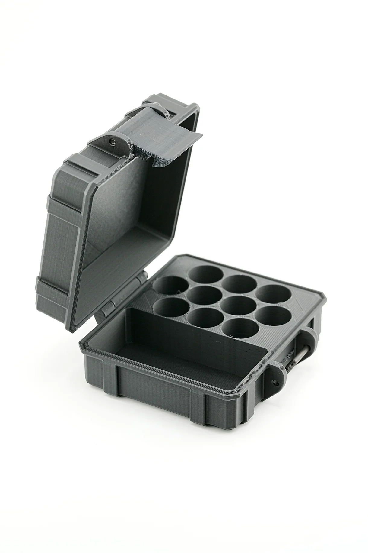 Mixed Vial Case – 10-Slot 3ml Vials + 1 BAC Slot Organizer for GLP-1 & Peptides