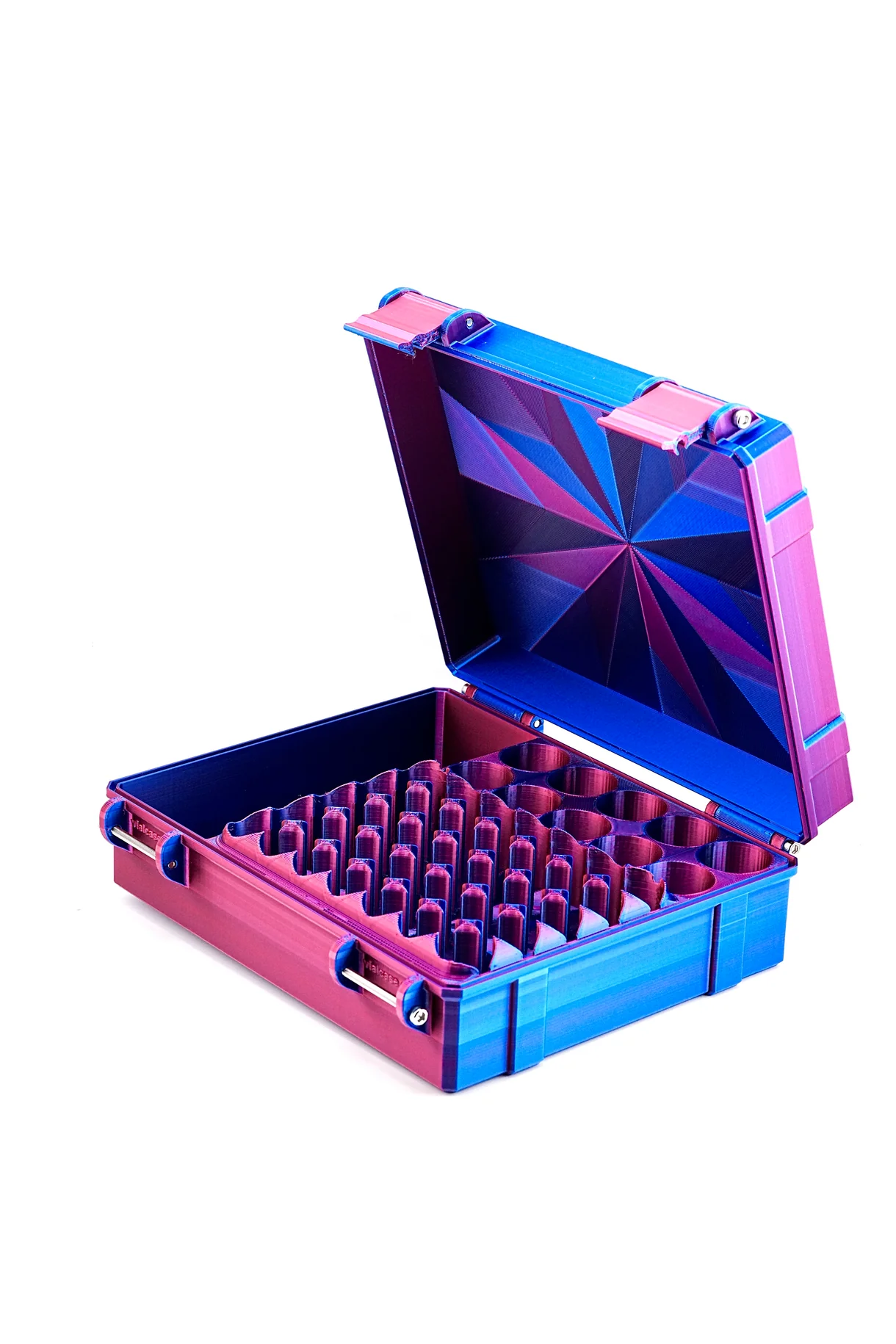 Large Combo Vial Case – 35-Slot 3ml & 10-Slot 10ml Organizer for Peptides