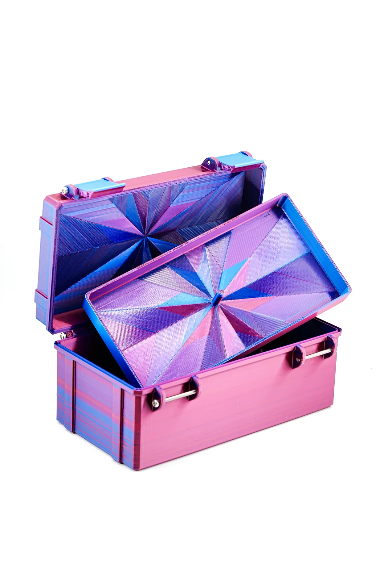 Modular Peptide Case — Fits 50×3ml Vials + Tray (Up to 100 Slots)